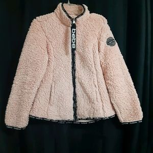 Bebe Zip Up Blush Sherpa